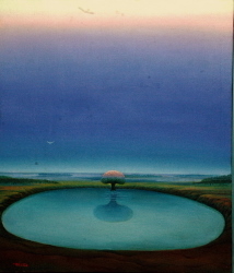 'Journey' - Animesh Nandi - Oil - 25" x 24"