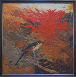 'Basanta Bahar' - Anita Datta - Oil on Canvas - 24" x 24"
