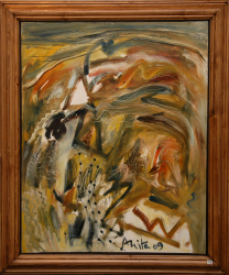 'Alor Buke' - Anita Roy Chowdhury - Oil - 30" x 24"