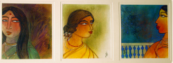 'Sakti O Madhurjo' - Bageshree Datta - Mixed Media - 10" x 9"