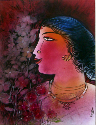 'Untitled' - Bageshree Datta - mixed media - 16x11