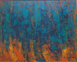 'Landscape' - Bhaswati Das - Acrylic on Canvas - 24" x 30"