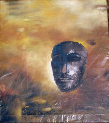'Alone' - Chanchal Mukherjee - Oil - 24� x 20�