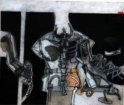 'Untitled_2' - Chhatrapati Dutta - Mixed Media - 15" x 18"