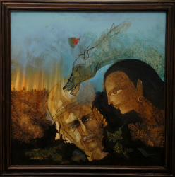 'Untitled' - Debabrata Chakrabarti - Acrylic on Canvas - 24" x 24"