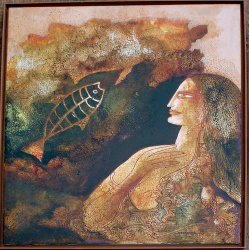 'Dreamscape' - Debabrata Chakraborty - Acrylic on Canvas - 36