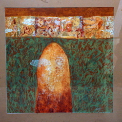 'Rebirth in Nature' - Debasish Samanta - Mixed Media - 24" x 24"