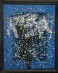 'Untitled' - Deepak Rajbhar - Mixed Media with Oil on Canvas - 19.5" x 15.5"