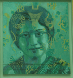 'Untitled' - Dipali Bhattacharya - Mixed Media on Canvas - 24" x 24"