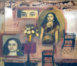 'Untitled' - Dipali Bhattacharya - Mixed Media - 34X34