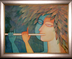 'Oneness' - Dwijen Gupta - Acrylic on Canvas - 22" x 30"