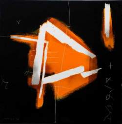 'Untitled_3' - Hiran Mitra - Acrylic - 24" x 24"