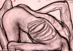 'Untitled(2)' - Jogen Chowdhury - Dry Pastel - 14" x 20"