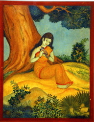 'Aduri' - Krishna Bandopadhyay - Water Colour - 9" x 7"