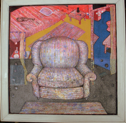 'The Throne' - Malay Chandan Saha - Acrylic on Canvas - 22