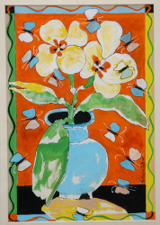 'Spring' - Manoj Datta - Tempera - 14" x 10"