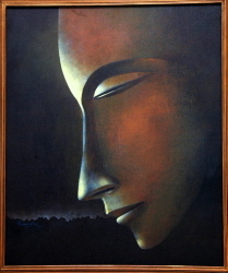 'Hope' - Munindra Rajbongshi - Acrylic on Canvas - 36" x 30"