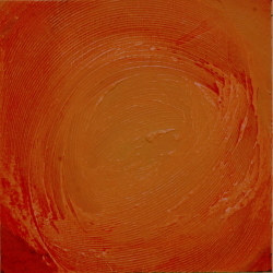 'Moving' - Partha Shaw - Acrylic - 8" x 8"