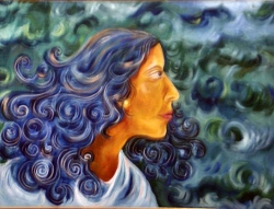 'Uttal' - Pompa Dass - Acrylic - 18” x 24”