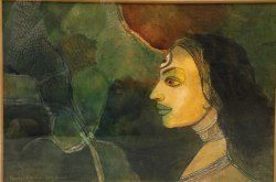 'Untitled' - Pradip Sikdar - Mixed Media - 14" x 22"