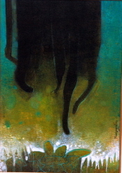 'Nature I' - Prangopal Ghosh - Acrylic on Canvas Board - 24" x 17"