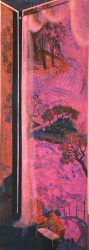'My Surroundings' - Pratyusha Mukherjee - Acrylic on Canvas - 47" x 17"