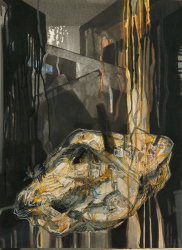 'Untitled' - Pushpal Sarkar - Acrylic on acid free board - 23" x 17"