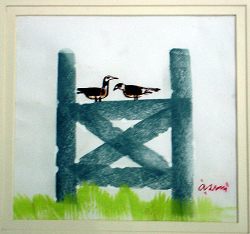 'Mukta' - Ramananda Bandyopadhyay - Dry Pastel - 10� x 11�