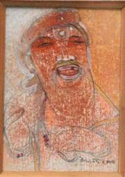 'Untitled_8' - Ramananda Bandyopadhyay - Mix Media - 5" x 3.5"