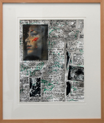 'Durga' - Ramendralal Kashto - Mixed Media - 14" x 11.5"