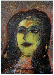 'Maa' - Tarun Ghosh - Acrylic on Art Board - 17" x 11"