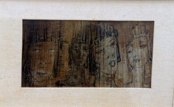 'Chaturanga' - Uma Siddhanta - Skin of Betel Nut Tree - 4" x 7"